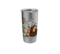 Ketchikan Alaska Native Totem Pole Art Folklore Keepsake Stainless Steel Insulated Tumbler