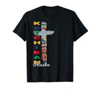 Ketchikan Alaska Totem Pole Native Art Souvenir Keepsake T-Shirt
