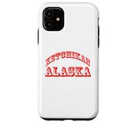 Ketchikan Alaska USA State Flag Souvenir Case for iPhone 11