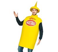 Ketchup Costume | Cosplay Dresses Party Props | Funny Mustard Costume | Halloween Theme Party Stage Performances Carnival Holiday Birthday Masquerade Christmas Easter