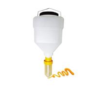 Ketchup Dispenser - Leak Proof Refillable PVC Tank, 3.5L Salad Dressing Squeeze Bottle, Large Capacity Hanging Sauce Canister, Square Bucket Buffet Vessel | Storage Unit for BBQ & Restaurants