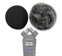KETENG Furry Wind Muff Cover Foam Cover Compatible for Zoom H1essential H1 essentialHandy Recorder Windscreen Kit