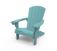Keter 2 X Alpine Adirondack Chairs Seat Sun Lounger Garden Aqua Teal