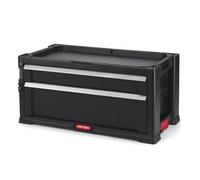 Keter 237790 Toolbox Black, Empty, Durable Construction, 1 Piece