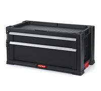 Keter 237790 Toolbox Black, Empty, Durable Construction, 1 Piece
