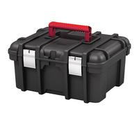Keter 245309 Tool Box Black, Metal Fasteners, Removable Storage