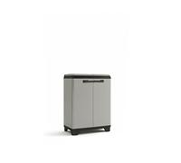 KETER 246640 Recycled Plastic Sorting Bin, Grey/Black, 680 x 390 x 920 mm, PP