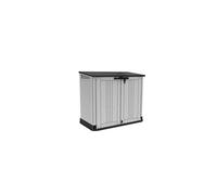 Keter 249317 Store it Out Nova Outdoor Garden Storage Shed, 32 x 71.5 x 113.5 cm, Light Grey with Dark Grey Lid