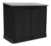 Keter 249319 Store it Out Nova Outdoor Garden Storage Shed, 32 x 71.5 x 113.5 cm, Dark Grey with Light Grey Lid