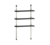 Keter Black 3 Shelf Steel Shelving Unit (H)1800mm (W)970mm
