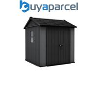 Keter 260264 Newton Plus Shed Grey 7 x 7.5ft Garden Outdoor Storage KET260264