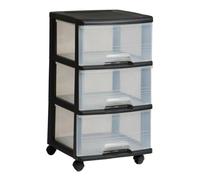 KETER 3x20L Rolling Storage Rack 214754