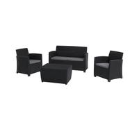 Keter 4-Seater Mia Lounge Set with Storage Table