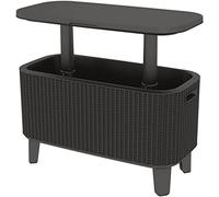 Keter Bevy Bar 56 Litre Rattan Cool Drinks Cooler Box Party Garden Table NEW
