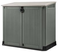 Keter 880L Store It Out Midi Garden Storage - Beige & Green