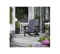 Keter Plastic Adirondack Garden Chair - Graphite