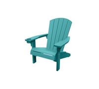 Keter Alpine Adirondack Chair Seat Sun Lounger Garden Aqua Teal