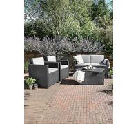 Keter Armona Sofa Set Black