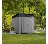 Keter Artisan 7X7 Ft Resin 2 Door Shed With Floor & 6 Windows