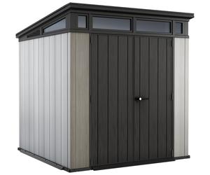 Keter Artisan Pent Outdoor Garden Storage Shed 7 x 7ft -Grey