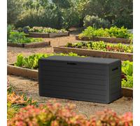 Keter Atlas 270L Polypropylene Garden Storage Box - Grey (H) 570mm X (W) 450mm