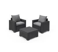 Keter California Balcony Set Graphite, Grey