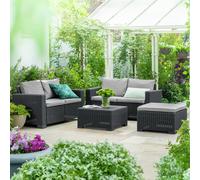 Keter California 5 Seater Garden Sofa Set - Grey