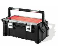 Keter 17187311 Tool Box Including Assorted Master Pro Series Cantilever Tool Box 22 Inches Plastic Red