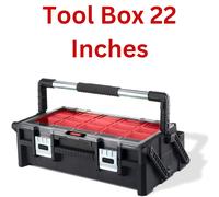 Keter Cantilever Organiser Compartment Box Toolbox 2-Level Nails Screws UK