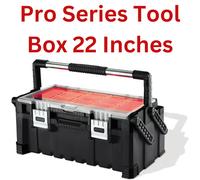 Keter Cantilever Organiser Compartment Box Toolbox 2-Level Nails Screws UK