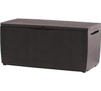 Keter Capri - Outdoor Storage Chest, Capacity 305L, Resin, Brown, Garden and Terrace, 54 x 123 x 57 cm
