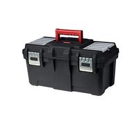 KETER | Classic 19-Inch Tool Box, Black/Red, Tool Boxes, 48 x 26 x 25 cm