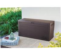 Keter Comfy Brown or Graphite 270L Storage Box Outdoor 2 Seats Extra