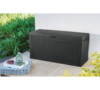 Keter Comfy Brown or Graphite 270L Storage Box Outdoor 2 Seats Extra
