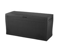 Keter Comfy Storage Box 270 L, Graphite Color, 116.7 x 54.6 x 8.6 cm