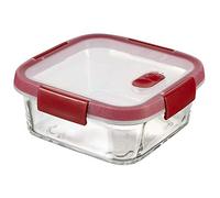 Keter Cook Glass Container, Transparent/Red, 33 x 18 x 10.7 cm