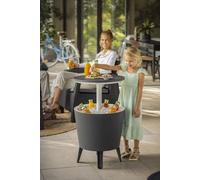 Keter Cool Bar Telescopic Table Grey/white