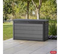Keter Cortina 757L Outdoor Storage Deck Box Patio Outdoor Storage Box, Lockable Lid, Uv Resistant, Weatherproof Garden Chest