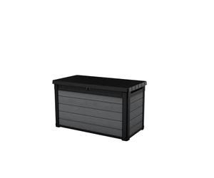 Keter Cortina Cushion Box 100, 380L Storage Space, External Dimensions: 122.9 x 62.1 x 70.6 cm, Weatherproof, Waterproof, Evotech Material