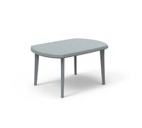Keter Cuba Plastic Grey Curved Dining Table
