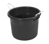 Keter Curver 39 Litre Muck Bucket - Versatile Black Storage Solution
