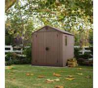Keter 252003 Darwin Shed Brown 6 x 6ft Garden Outdoor Storage KET252003