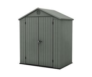 Keter Darwin Shed 6x4ft Double Door - Green