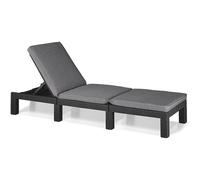Keter Daytona Sun lounger 195 x 65 x 25.5 cm Graphite Gray Deluxe