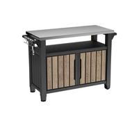 Keter Deco Unity Xl Grill Resin Outdoor Kitchen Unit Set