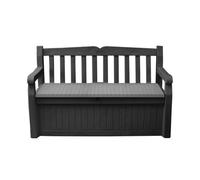 Keter Eden Grey Plastic Storage Bench (W) 140Cm X (D) 60Cm