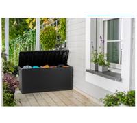 Keter Marvel+ 270L Garden Storage Box - Grey