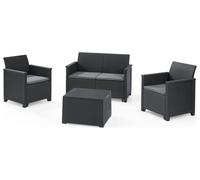 Keter Emma 2 Seat Set, Grey