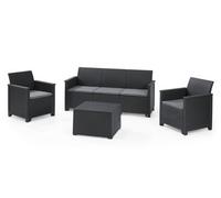 Keter Emma 5 Seater Lounge Set - Grey