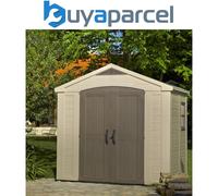 Keter Garden Storage Shed Factor 86 (8x6) Beige 211248